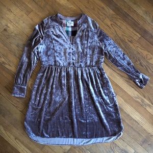 Holding Horses Velvet Dress